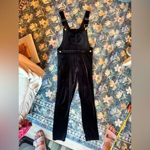 Second Skin Overalls Black Jumpsuit